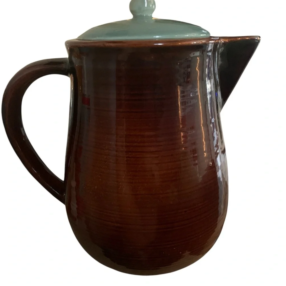 Vintage Red Wing Village Green Coffee Server 8” 50's-60's‎ Discounted
